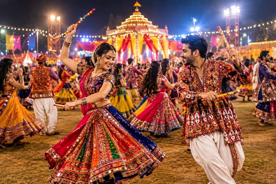 Best Places to Celebrate Navratri 2026: Famous Garba Nights and Dandiya Festivals